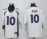 Nike Denver Broncos 10 Jeudy White NFL Draft First Round Pick Vapor Untouchable Limited Jersey,baseball caps,new era cap wholesale,wholesale hats